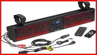 BOSS Audio Systems BRT26RGB ATV UTV Sound Bar System - 26 Inches Wide, IPX5 Rated Weatherproof