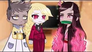 Hazbin Hotel React To Nezuko Kamado || Gacha React