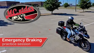 Motorcycle Emergency Braking Technique & Practice