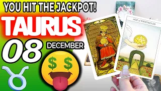 Taurus ♉ 🤑 YOU HIT THE JACKPOT!💲💲 Horoscope for Today DECEMBER 8 2022♉Taurus tarot december 8 2022