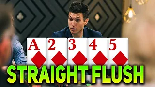 Doug Polk Hits STRAIGHT FLUSH! His Opponent Has The Nut Flush!!!