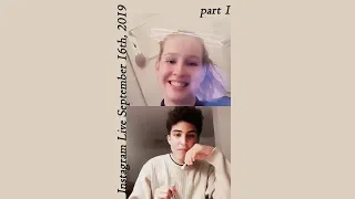 Luise Emilie Tschersich & Lukas Alexander Instagram Live (September 16th, 2019) [Part 1]