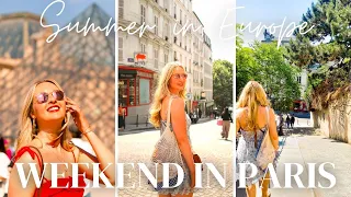 Summer in Europe - Paris Travel Vlog