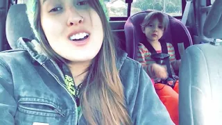 Pre-school truck karaoke—The Beatles, When I’m 64”