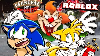 🤡 Sonic & Tails VS Carnival of TERROR!!  (ROBLOX)