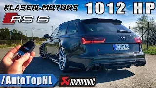 1012HP AUDI RS6 Klasen 330km/h REVIEW POV Test Drive on AUTOBAHN by AutoTopNL