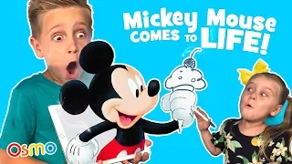 Mickey Mouse & Friends Come to Life! OSMO Super Studio Game Unboxing | K-City