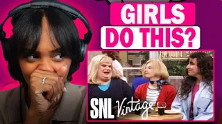 IS THAT CHRIS FARLEY!? | Gaps Girls at the Foodcourt - SNL REACTION