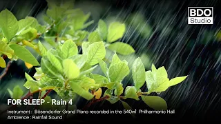 Rain 4 [3 hrs]: Gentle Piano Music with Rain Sounds for Sleep, Relax, Study, Spa and Meditation