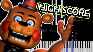 High Score - Ultimate Custom Night | Piano Tutorial