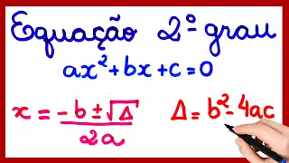 EQUAÇÃO DO 2º GRAU TE FAZ PERDER O SONO? Pare de sofrer!!