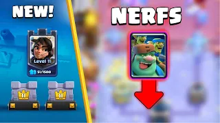 EMERGENCY BALANCE CHANGES + NEW SHOP in CASH ROYALE