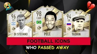 FOOTBALL ICONS Who PASSED AWAY! 😭💔 ft. Pele, Di Stefano, Yashin... etc