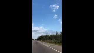 Motorcycle ride on Honda CB300F in Ontario on a mixture of roads - highway, country, dirt