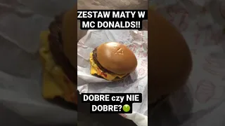 ZESTAW MATY W MC DONALDS!? #shorts #mata #mcdonalds