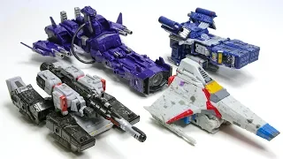 Transformers WFC SIEGE Decepticons Megatron Starscream Sonundwave Shockwave Robots Toys