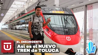 Así es el NUEVO TREN Interurbano de TOLUCA!  "El Insurgente" (Vlog)