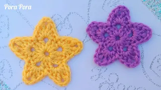 Crochet Star I Crochet Star Flower Tutorial For Beginners