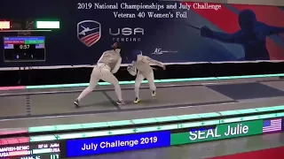 Crazy Bout Between Julie Seal and Ann Marsh-Senic at the 2019 July Challenge in Columbus