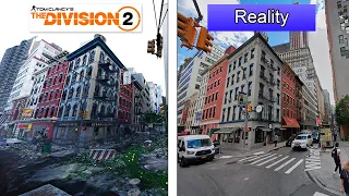 The Division 2 VS Reality | New York City | Direct Comparison