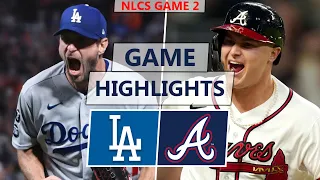 Los Angeles Dodgers vs. Atlanta Braves Highlights | NLCS Game 2 (2021)