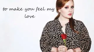 Adele Make You Feel My Love (Live At The Royal Albert Hall) Lyric Video