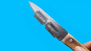 4 Easy Ways to Sharpen a Knife to Razor Sharpness! Locksmith is Shocked😱