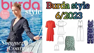 Burda style 6/2023 , complete line drawings and full preview ❤💕❤