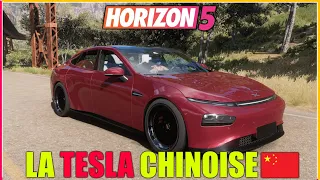 Forza Horizon 5 : La TESLA CHINOISE aussi NULLE QU'UNE TESLA ! XPENG P7