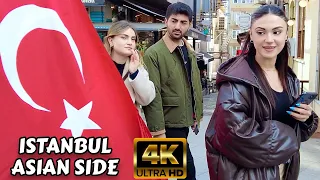 KADIKOY Istanbul 2023 Turkey  Asian Side of Istanbul WalkingTour Tourist Guide  4k video 60fps
