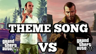 GTA IV Theme Song VS GTA V Theme Song