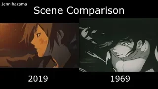 Hyakkimaru VS Moth Demon | Dororo 1969 vs 2019 | Dororo Comparison | どろろ シーン 比較