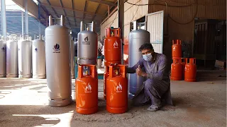 How To Make a LPG Cylinder With Amazing Technique And Skills | Cylinder Manufacturing Process.