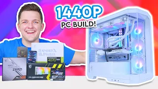 Building a 1440p Gaming PC with ZERO Cables?! 😯 [RTX 4070 Super & Ryzen 7700X]