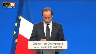 Hollande : "mon devoir, dire la vérité aux Français"