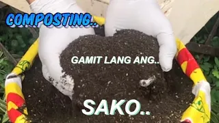 PAANO MAG COMPOST/How to Compost..Very Easy for D Beginner.Organic Fertilizer from your Home Waste..