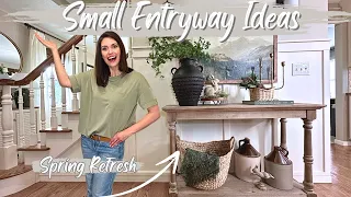 SPRING ENTRYWAY DECOR IDEAS | SPRING DECORATE WITH ME