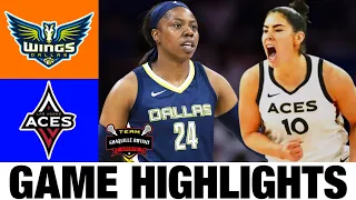Dallas Wings vs Las Vegas Aces Highlights | Women's Basketball | 2024 WNBA