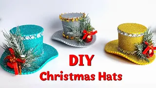 🎄Волшебные Рождественские Шляпы с Сюрпризом.🎄DIY Christmas decorations. 🎄Hats with Surprise.