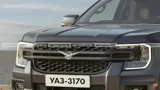 Новый УАЗ-3170 на базе Ford (российский prado)2022-2023