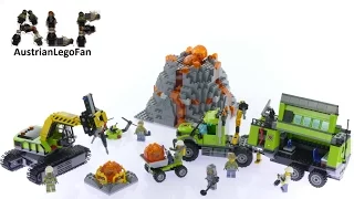 Lego City 60124 Volcano Exploration Base - Lego Speed Build Review