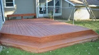 How to Build a Ground Level Deck