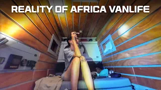AFRICA Bush Camping in our Van for the FIRST TIME! Van Life in Africa