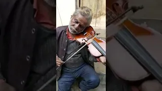 Violin play Street performer Kolkata(1)