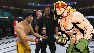 UFC 4 | Bruce Lee vs. Street Fighter Alex (EA Sports UFC 4)