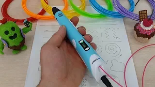 3D KIT | How to draw with a 3D pen. Stencils, lessons, tutorials