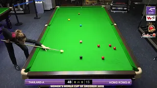 Thailand A vs Hong Kong A - Women's Snooker World Cup Final 1 (June 2019)