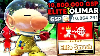 This is what a 10,800,000 GSP Olimar looks like in Elite Smash