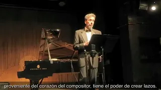 Alejandro Cremaschi introduces the winning pieces for the Carlos Guastavino Composition Competition