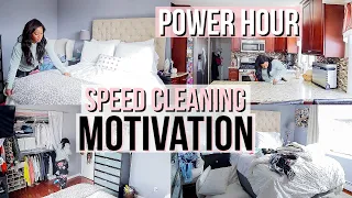 POWER HOUR CLEAN WITH ME 2020 | ULTIMATE CLEANING MOTIVATION | WORKING MOM SPEED CLEAN | Nia Nicole